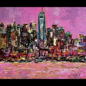 New York Colored 18''x21''