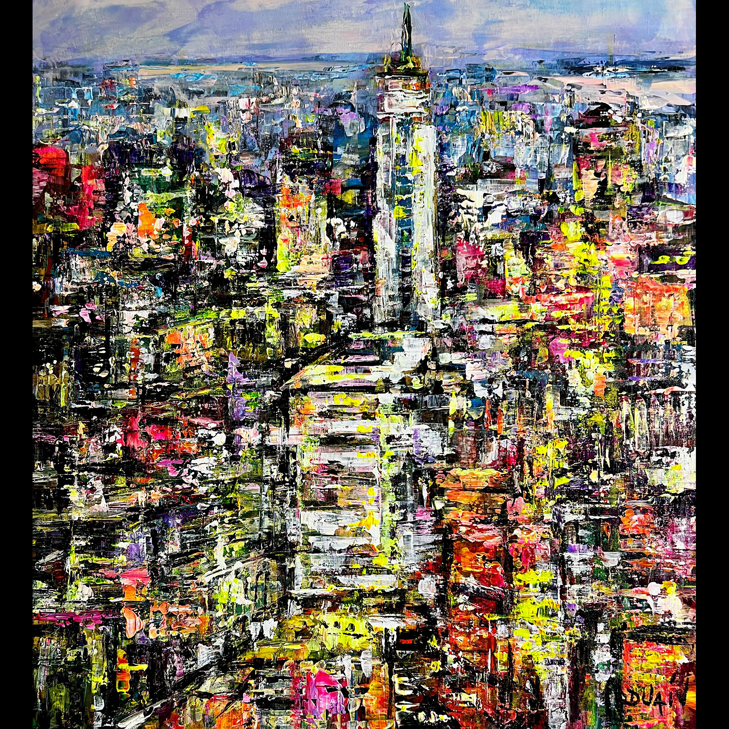 Manhattan Building 25''x23''