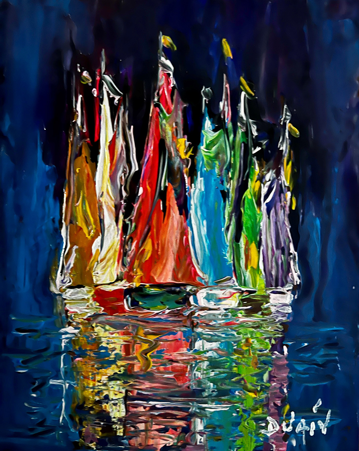 Voiles Marine 10''x8''
