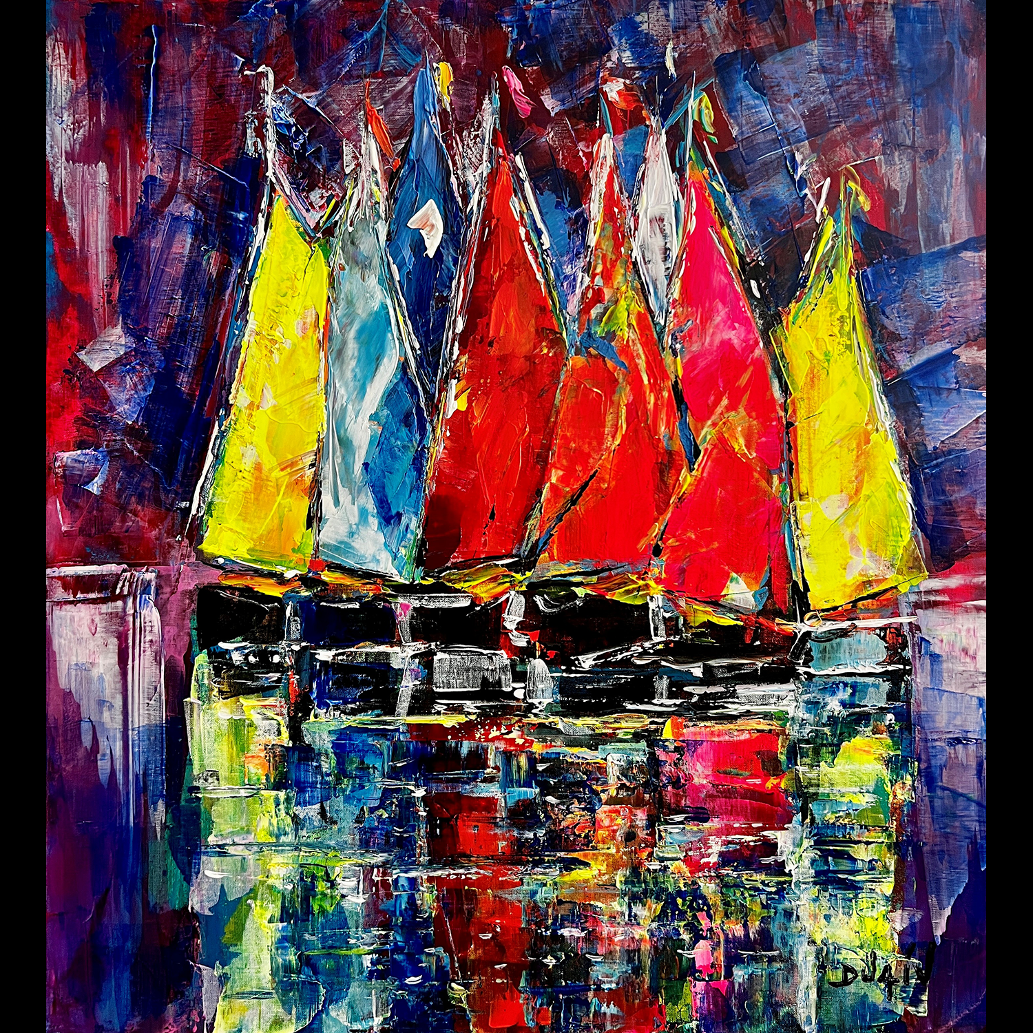 Fantaisie des Voiles 25''x23''