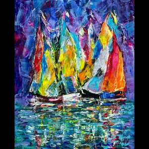 La Danse des Couleurs 32''x26''