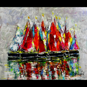 L harmonie Rouge 24''x20''