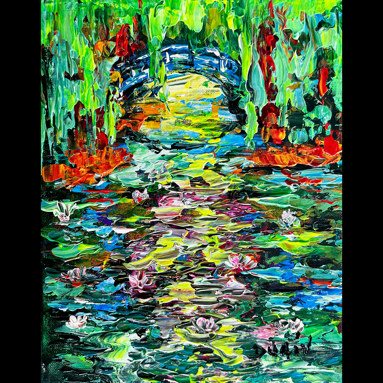 Petites Nympheas 10''x8''