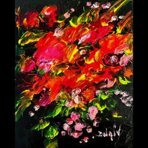 Fleurs Fuyantes 10''x8''