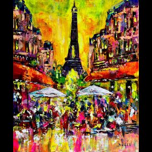 Paris Lumiere du Soir 24''x20''