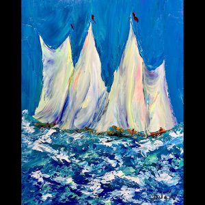 La Blancheur des Voiles 21''x18''