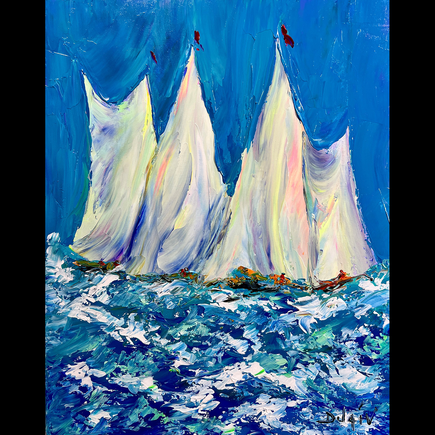 La Blancheur des Voiles 21''x18''