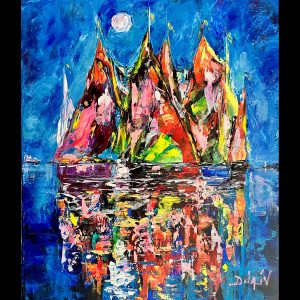 Le Clair de la Lune 21''x18''