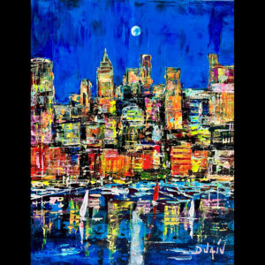 New York Clair de Lune 20''x16''