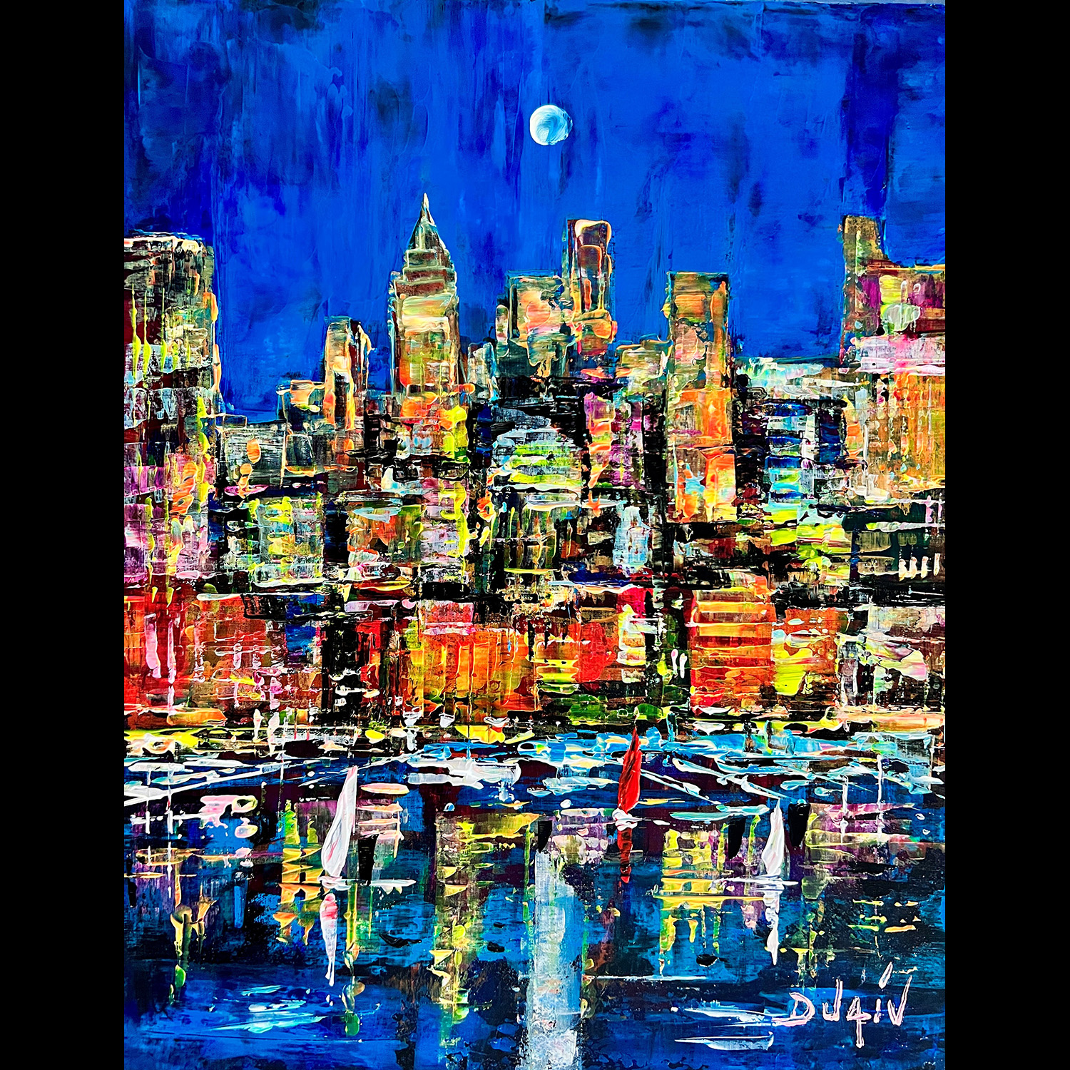 New York Clair de Lune 20''x16''