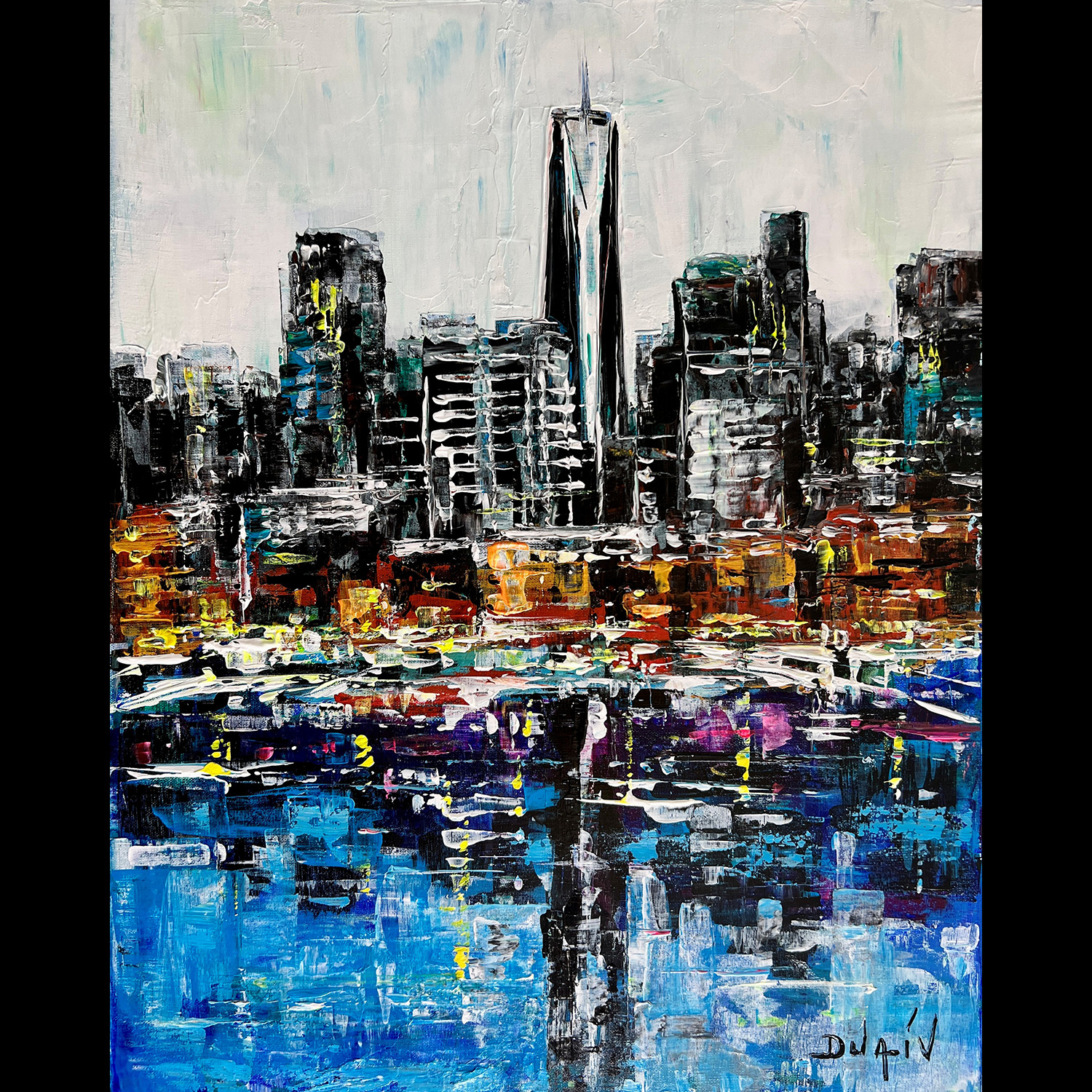 New york in black and white ''19''1-2 x 15''1-2